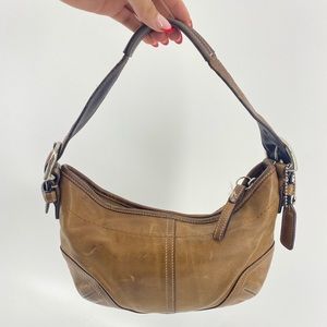 COACH Soho Brown Leather Shoulder Bag